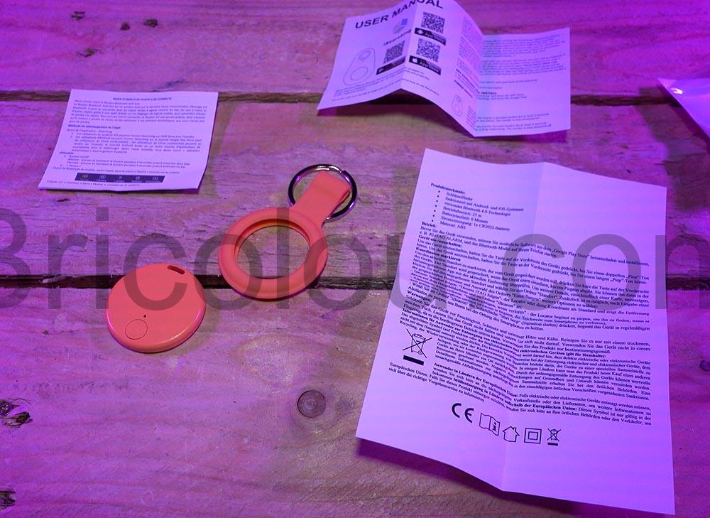Qoosea Localisateur objet Bluetooth contenu Qoosea Localisateur objet Bluetooth contenu