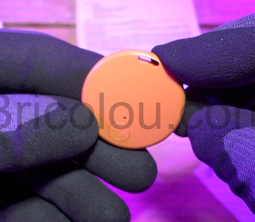 Qoosea Localisateur objet Bluetooth orange Qoosea Localisateur objet Bluetooth orange