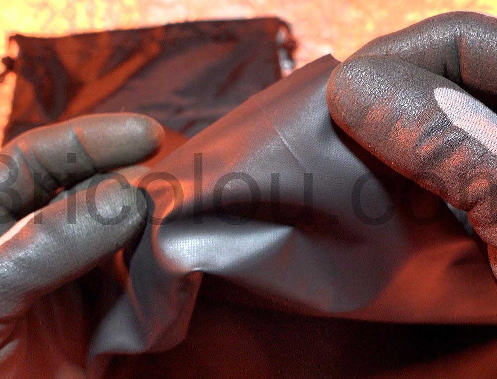Rideau plastique noir occultant opaque fenetre LUCMO lisse Rideau plastique noir occultant opaque fenêtre LUCMO lisse