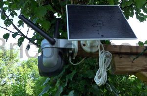 Szsinocam LTE Caméra Surveillance Solaire 2.5K PTZ Nocturne poteau