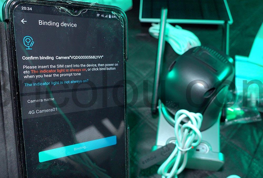 Szsinocam LTE Camera Surveillance Solaire 2.5K PTZ Nocturne. binding Szsinocam LTE Caméra Surveillance Solaire 2.5K PTZ Nocturne. binding