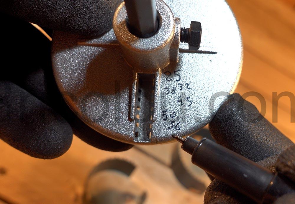 TIVOLY scie bois cloche 25 32 38 45 50 56 62 multi lame marquage TIVOLY scie bois cloche 25-32-38-45-50-56-62 multi lame marquage