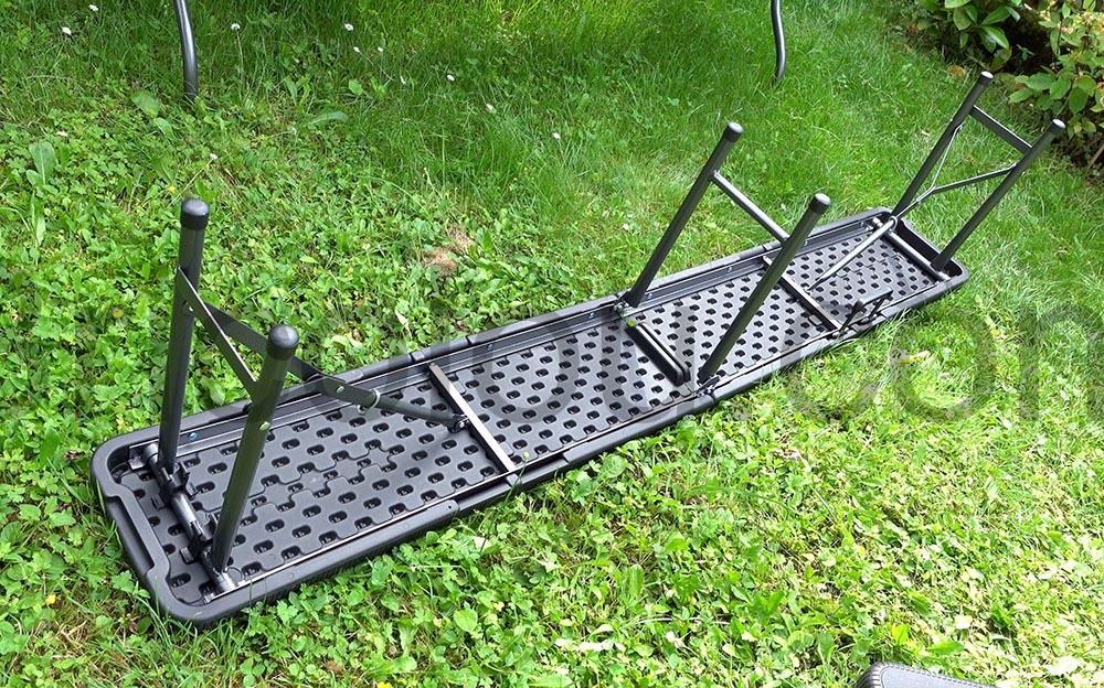 Table appoint pliante plastique IZTOSS banc pliable vide grenier Table appoint pliante plastique IZTOSS banc pliable vide grenier