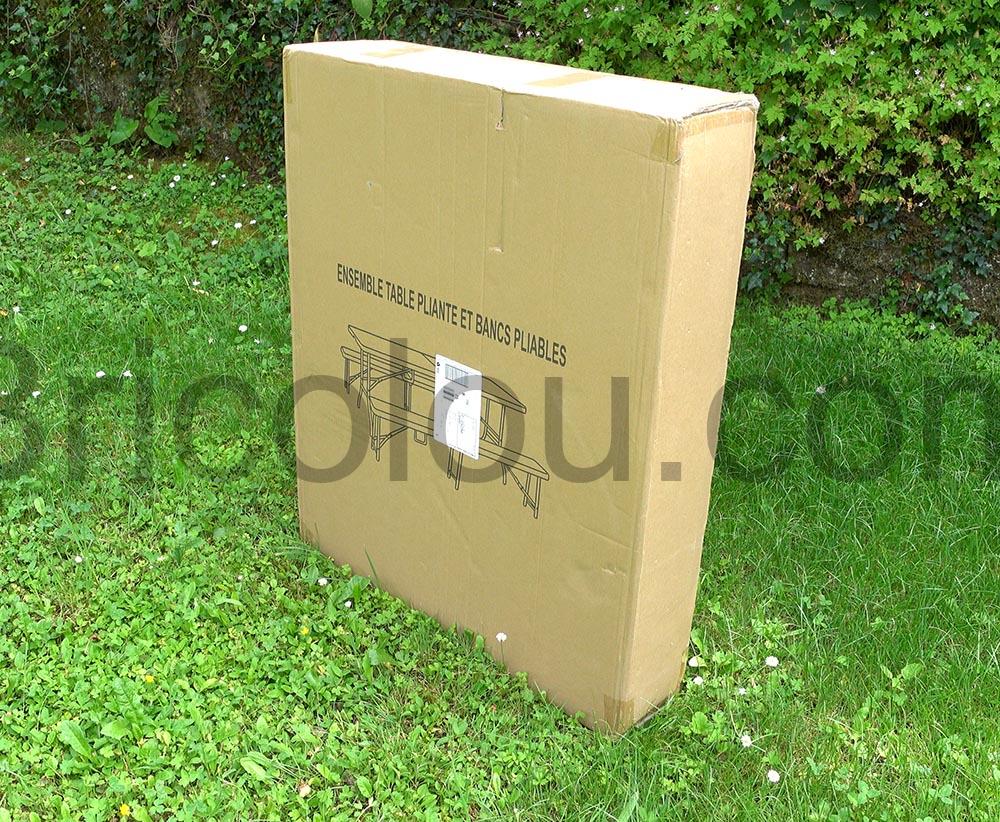 Table appoint pliante plastique IZTOSS banc pliable vide grenier jardin carton Table appoint pliante plastique IZTOSS banc pliable vide grenier jardin carton