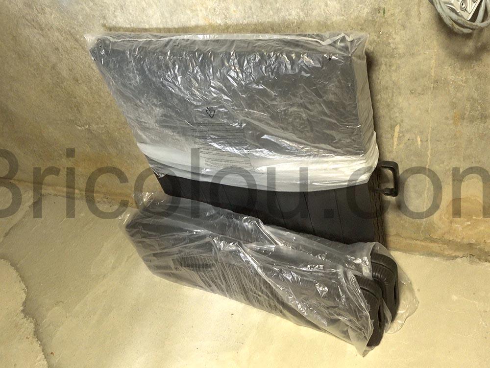 Table appoint pliante plastique IZTOSS banc pliable vide grenier jardin rangement Table appoint pliante plastique IZTOSS banc pliable vide grenier jardin rangement