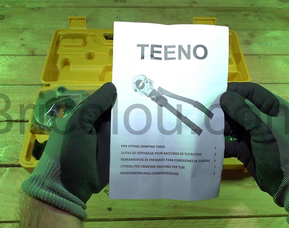 Teeno Pince Sertir Multicouche professionnelle TH 16 20 26 32 document Teeno Pince Sertir Multicouche professionnelle TH 16 20 26 32 document