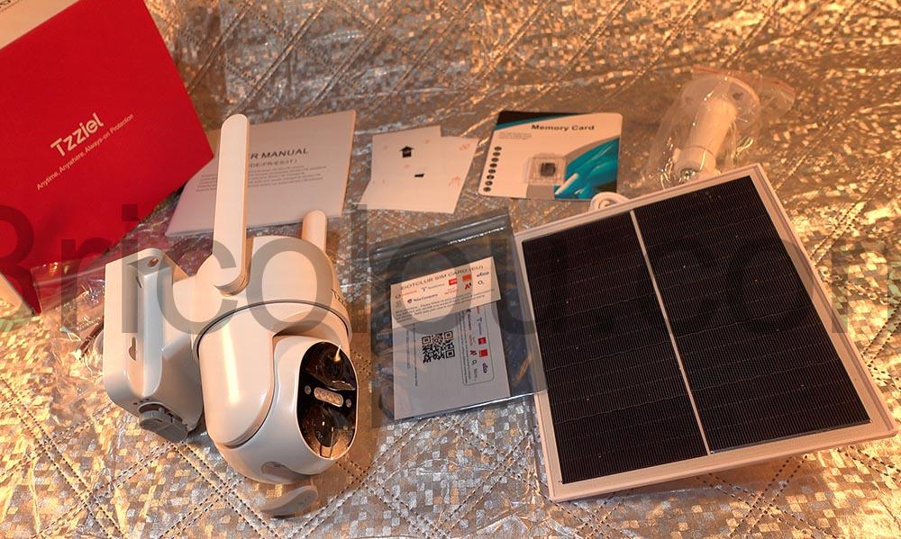 Tzziel 4G LTE Cameras Surveillance Solaire PTZ 2K Tzziel 4G LTE Caméras Surveillance Solaire PTZ 2K