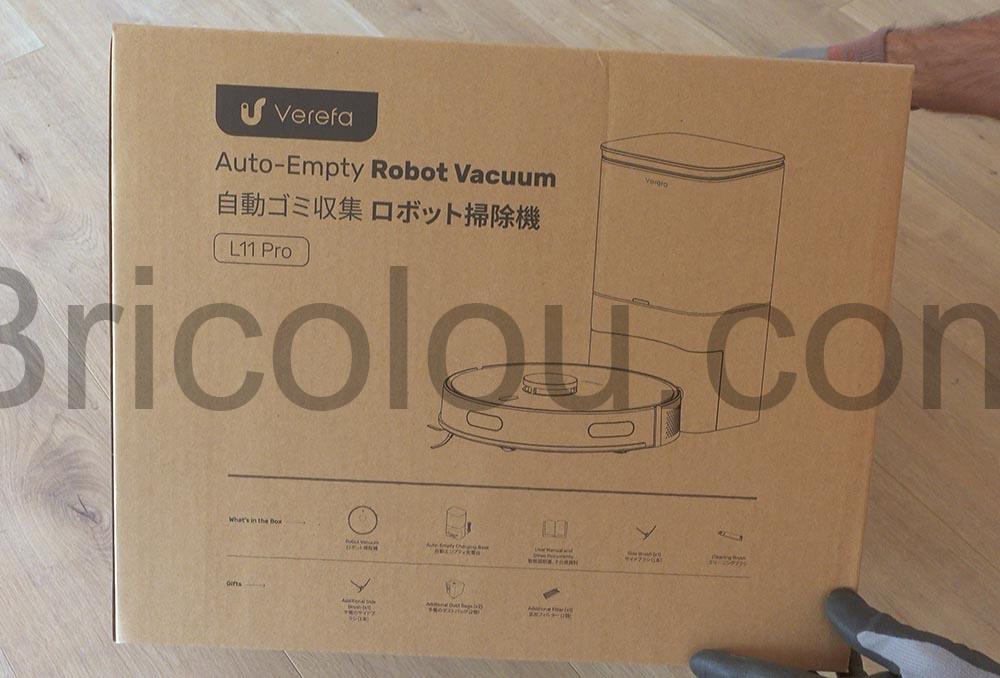 Verefa L11 Pro Robot Aspirateur station dautovidage Lidar Navigation boite Verefa L11 Pro Robot Aspirateur station d'autovidage Lidar Navigation boite