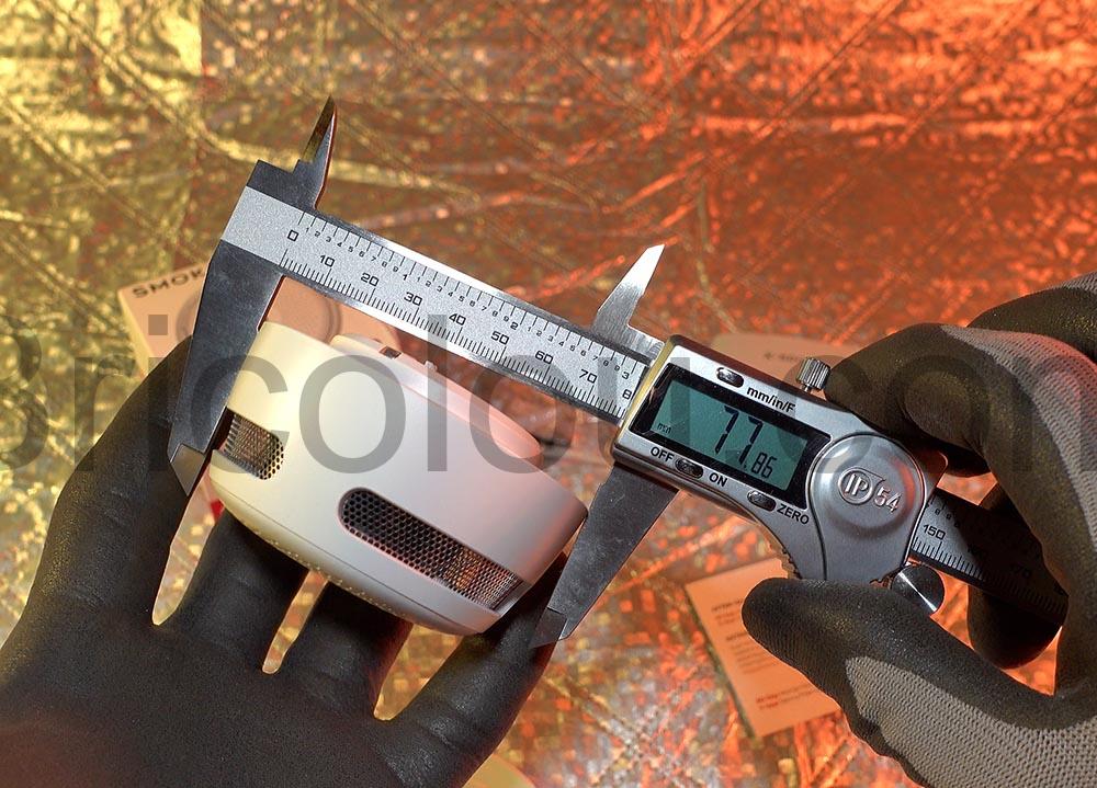 X Sense Mini Detecteur Incendie Fumee 10 Ans XS01 diametre X-Sense Mini Détecteur Incendie Fumée 10 Ans XS01 diametre