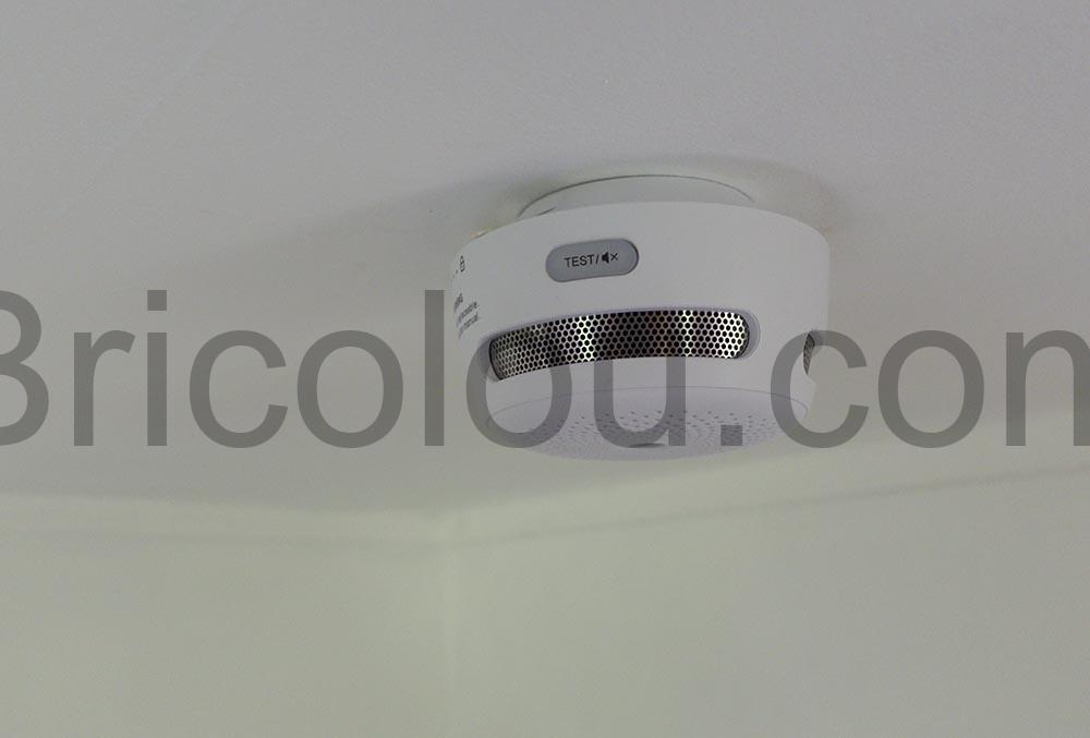 X Sense Mini Detecteur Incendie Fumee 10 Ans XS01 plafond X-Sense Mini Détecteur Incendie Fumée 10 Ans XS01 plafond