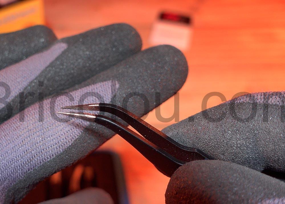 lunette loupe Loupe Serre tete LED Lentille Interchangeable precision pince epiler lunette loupe Loupe Serre-tête LED Lentille Interchangeable précision pince epiler