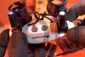 lunette loupe Loupe Serre-tête LED Lentille Interchangeable précision reglage