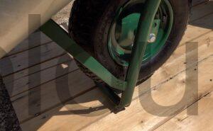 Assemblage Brouette 100L jardinage AIRAJ pied