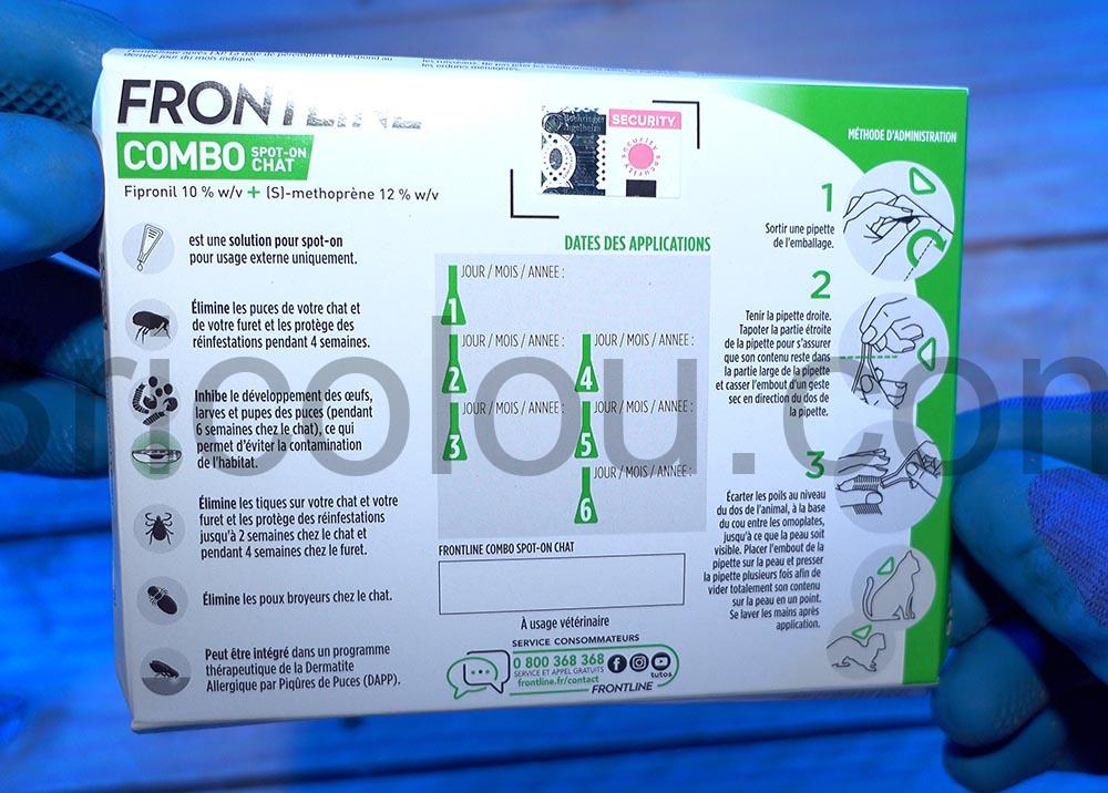 FRONTLINE Pipettes Combo Chat Furet Anti Puces Tique notice FRONTLINE Pipettes Combo Chat Furet Anti Puces Tique notice