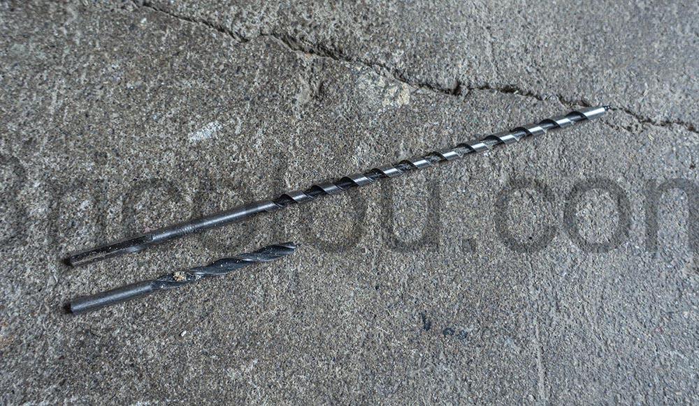 Jeu longues Meches Bois Helicoidales Flintronic queue Hexagonal comparaison Jeu longues Mèches Bois Hélicoïdales Flintronic queue Hexagonal comparaison