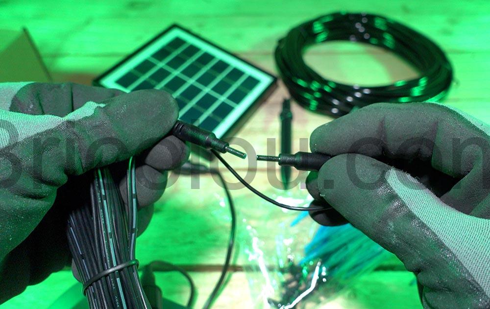 Kit Arrosage Automatique Solaire Goutte AnseTo sonde Kit Arrosage Automatique Solaire Goutte AnseTo sonde