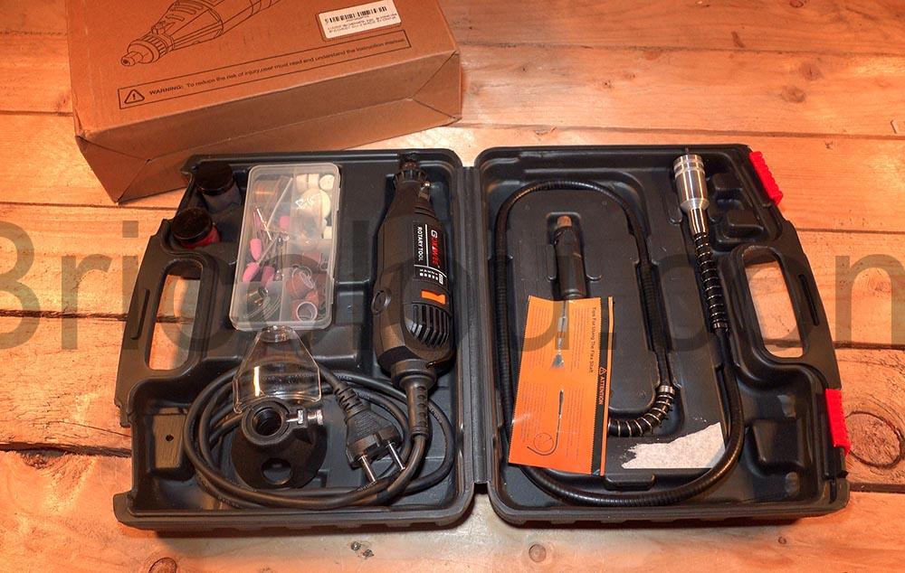 Sans fil électrique Mini meuleuse Rotary Tool Drill Kit 5 vitesses