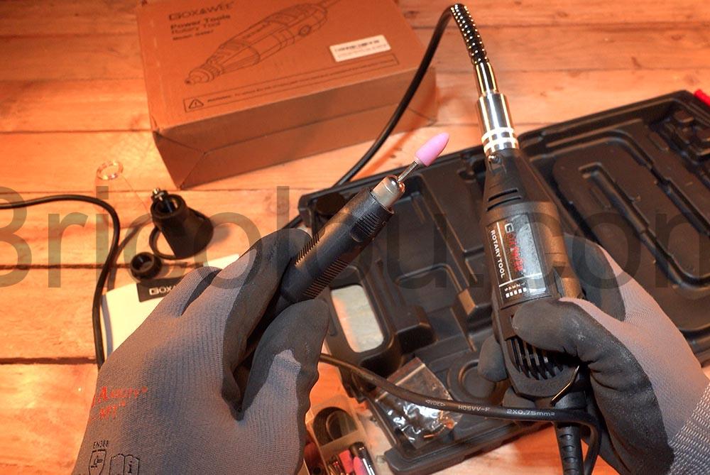 Meuleuse perceuse precision OXAWEE meilleure alternative outil multi usage Dremel ® arbre Meuleuse perceuse précision OXAWEE meilleure alternative outil multi-usage Dremel ® arbre