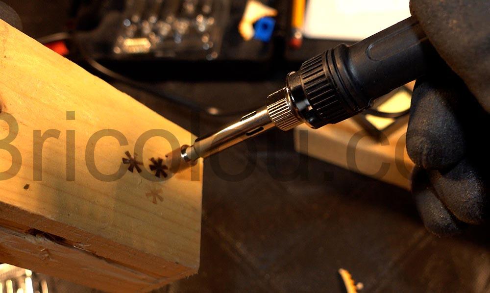 Pyrograveur Fer a Souder Ockered 60W Pyrogravure Soudage tampon Pyrograveur Fer à Souder Ockered 60W Pyrogravure Soudage tampon