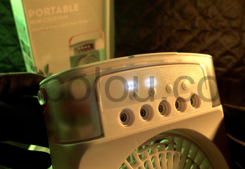 Unipampa Ventilateur Humidificateur brumisateur lumiere led Unipampa Ventilateur Humidificateur brumisateur lumière led