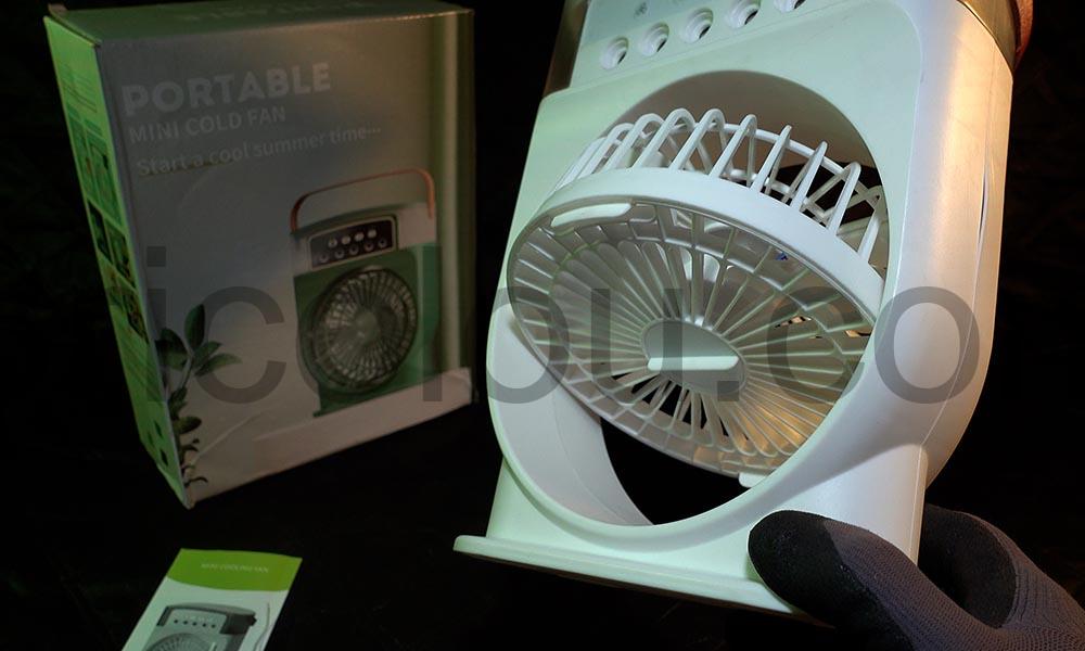 Unipampa Ventilateur Humidificateur brumisateur lumiere orientable Unipampa Ventilateur Humidificateur brumisateur lumière orientable