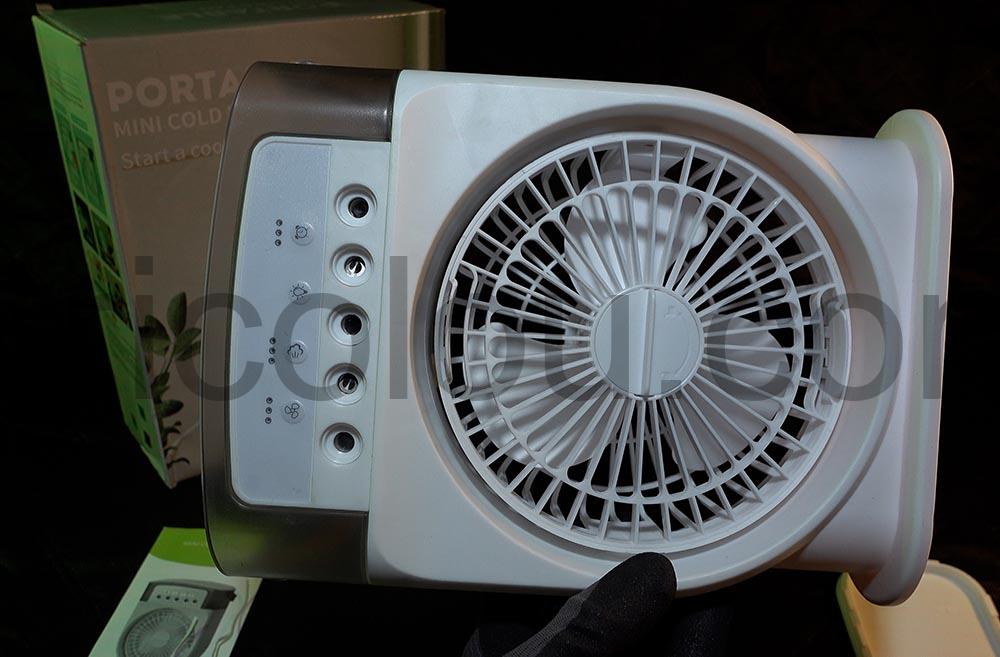 Unipampa Ventilateur Humidificateur brumisateur lumiere retourne Unipampa Ventilateur Humidificateur brumisateur lumière retourné