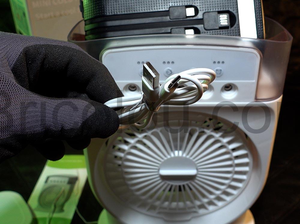 Unipampa Ventilateur Humidificateur brumisateur lumiere usb Unipampa Ventilateur Humidificateur brumisateur lumière usb