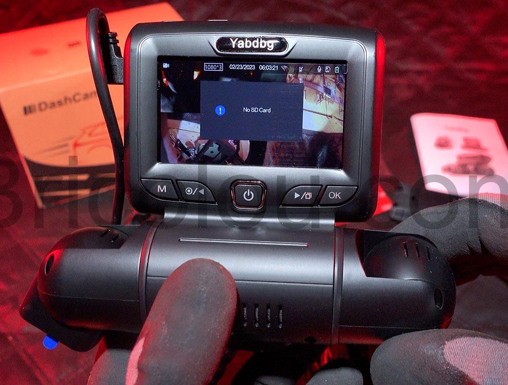 Yabdbg Dashcam Quad 4x1080P Avant, Gauche, Droite et Arrière Caméra  Embarquée Voiture, GPS 24H Mode Parking
