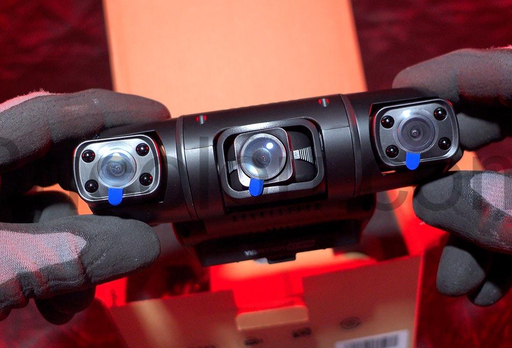 Yabdbg Dashcam Quad camera 18080p GPS 360 degres devant Yabdbg Dashcam Quad camera 18080p GPS 360 degrés devant