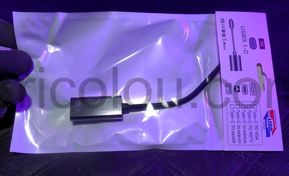 Adaptateur USB C HDMI 4K Abauoat simple sachet Adaptateur USB C HDMI 4K Abauoat simple sachet