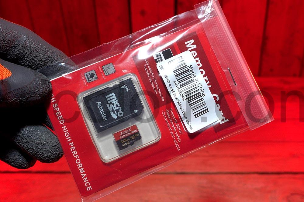 Carte SD 128 Go Adaptateur Fanya emballage Carte SD 128 Go Adaptateur Fanya emballage