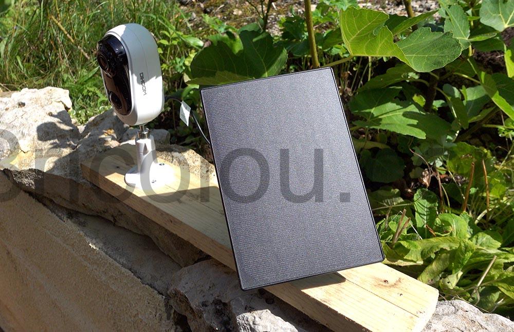 DIHOOM 2K Camera Surveillance WiFi Exterieure Solaire jardin DIHOOM 2K Caméra Surveillance WiFi Exterieure Solaire jardin