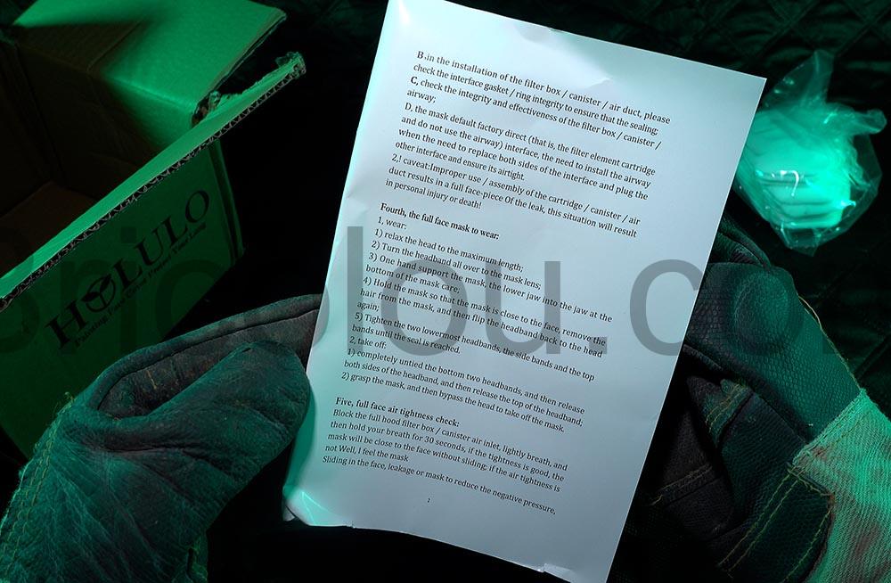 HOLULO Masque Protection Visage Filtre Respirateur documentation HOLULO Masque Protection Visage Filtre Respirateur documentation