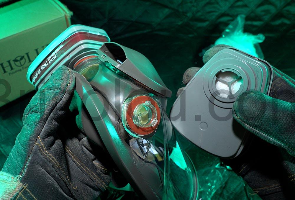 HOLULO Masque Protection Visage Filtre Respirateur poussiere HOLULO Masque Protection Visage Filtre Respirateur poussiere