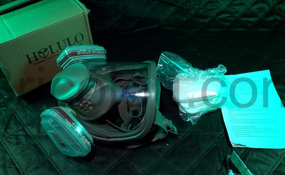 HOLULO Masque Protection Visage Filtre Respirateur HOLULO Masque Protection Visage Filtre Respirateur