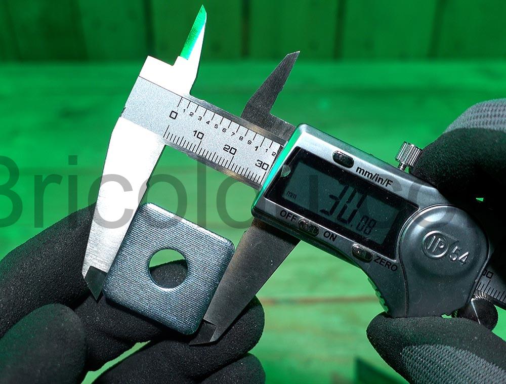 Keple M12 Rondelles plaque carree galvanisee zinguee DIN436 dimension Keple M12 Rondelles plaque carrée galvanisée zinguée DIN436 dimension