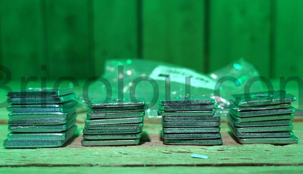 Keple M12 Rondelles plaque carree galvanisee zinguee DIN436 paquet de 8 Keple M12 Rondelles plaque carrée galvanisée zinguée DIN436 paquet de 8