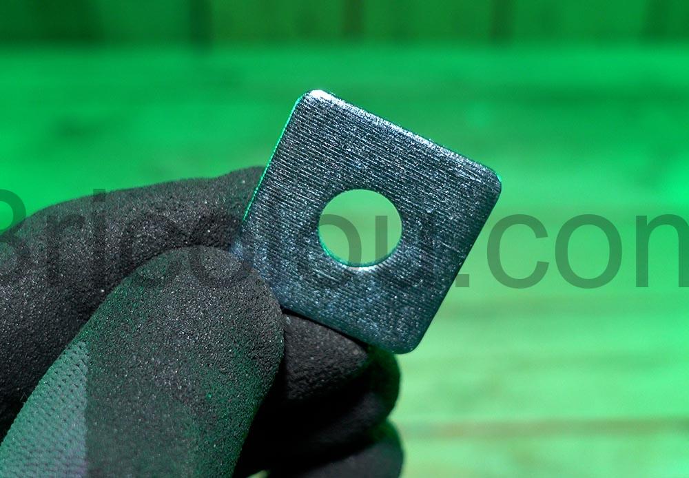 Keple M12 Rondelles plaque carree galvanisee zinguee DIN436 surface rugueuse Keple M12 Rondelles plaque carrée galvanisée zinguée DIN436 surface rugueuse