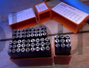 Kotsy Kit marteau poincon lettre a frapper chiffre Kotsy Kit marteau poinçon lettre à frapper chiffre