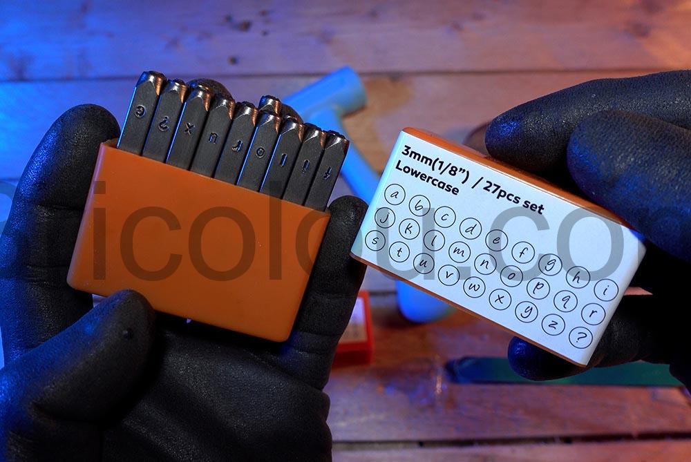 Kotsy Kit marteau poincon lettre a frapper minuscule Kotsy Kit marteau poinçon lettre à frapper minuscule