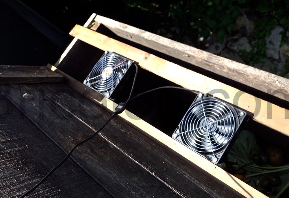 Neijiaer Kit Double Ventilateur panneau Solaire Double ventilation compost Neijiaer Kit Double Ventilateur panneau Solaire Double ventilation compost