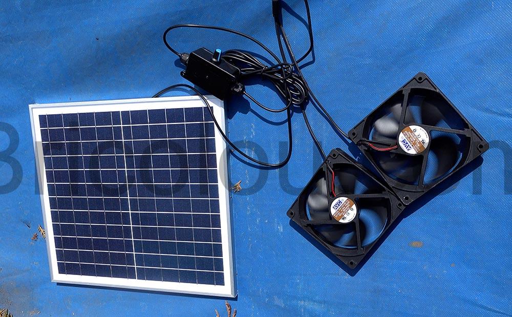 Neijiaer Kit Double Ventilateur panneau Solaire Double ventilation simple Neijiaer Kit Double Ventilateur panneau Solaire Double ventilation simple