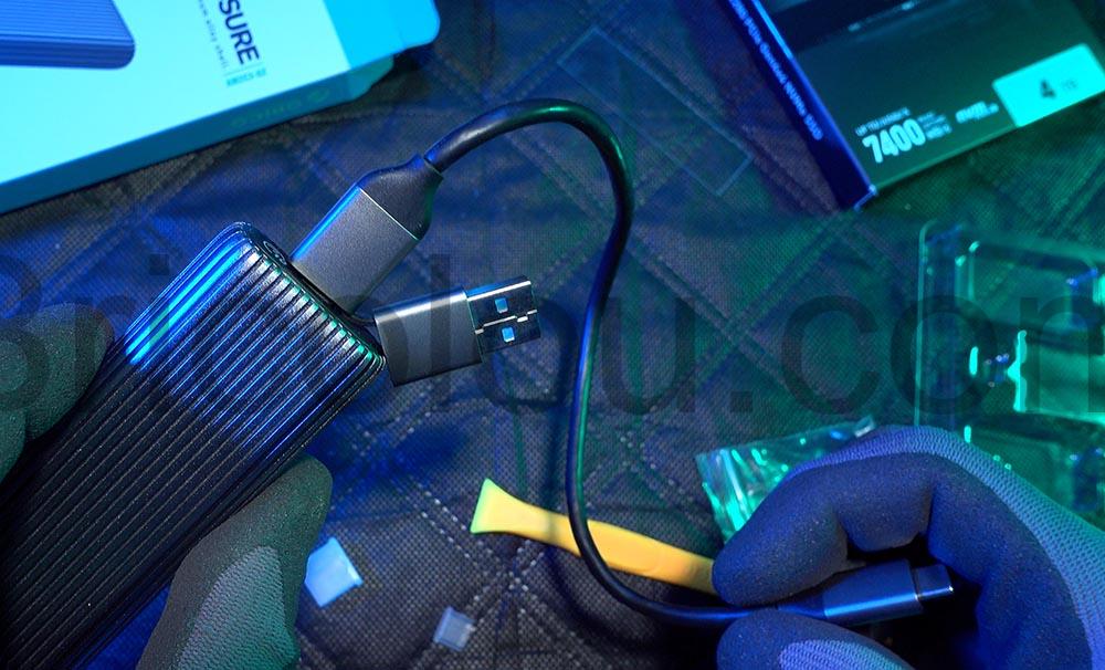 Orico Boitier SSD M.2 NVMe 10Gbps USB3.2 GN2 Aluminium double Orico Boîtier SSD M.2 NVMe 10Gbps USB3.2 GN2 Aluminium double