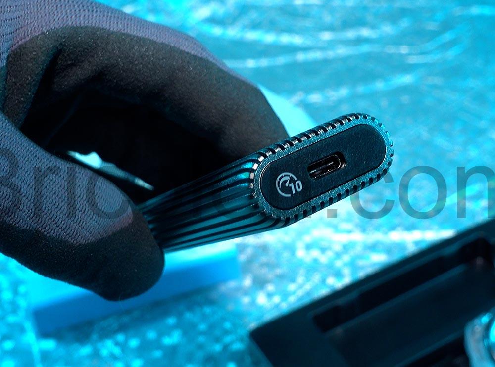 Orico Boitier SSD M.2 NVMe 10Gbps USB3.2 GN2 Aluminium port Orico Boîtier SSD M.2 NVMe 10Gbps USB3.2 GN2 Aluminium port