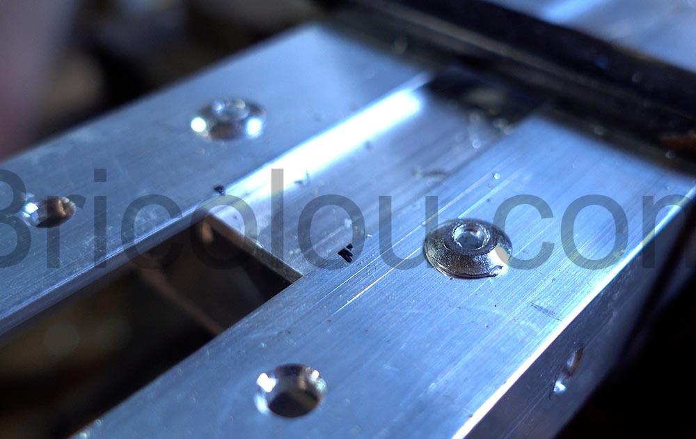 Rapid 5000378 Rivets aluminium O4 x 8mm dessus Rapid 5000378 Rivets aluminium Ø4 x 8mm dessus