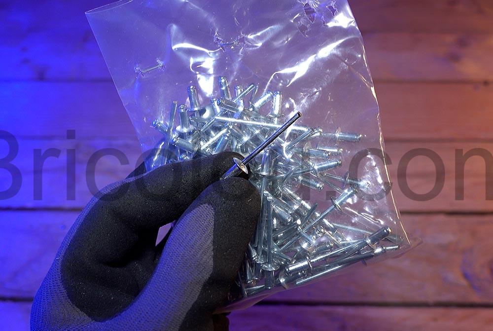 Rapid 5000378 Rivets aluminium O4 x 8mm sachet Rapid 5000378 Rivets aluminium Ø4 x 8mm sachet