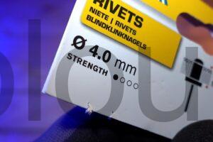 Rapid 5000378 Rivets aluminium O4 x 8mm solidite Rapid 5000378 Rivets aluminium Ø4 x 8mm solidite
