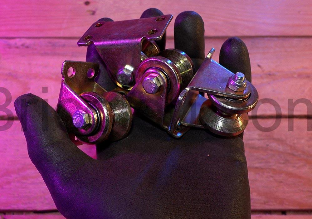 Roulette metal PIQIUQIU guidage rail poulie de Levage slider dolly Rail 4 Roulette métal PIQIUQIU guidage rail poulie de Levage slider dolly Rail 4