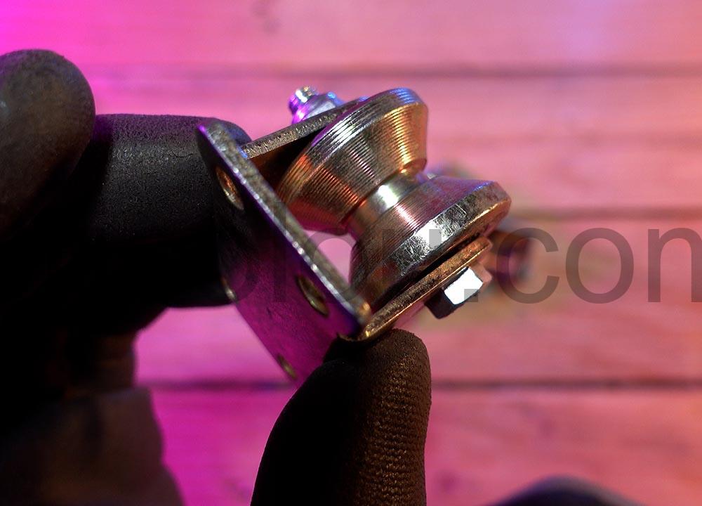 Roulette metal PIQIUQIU guidage rail poulie de Levage slider dolly Rail en V Roulette métal PIQIUQIU guidage rail poulie de Levage slider dolly Rail en V