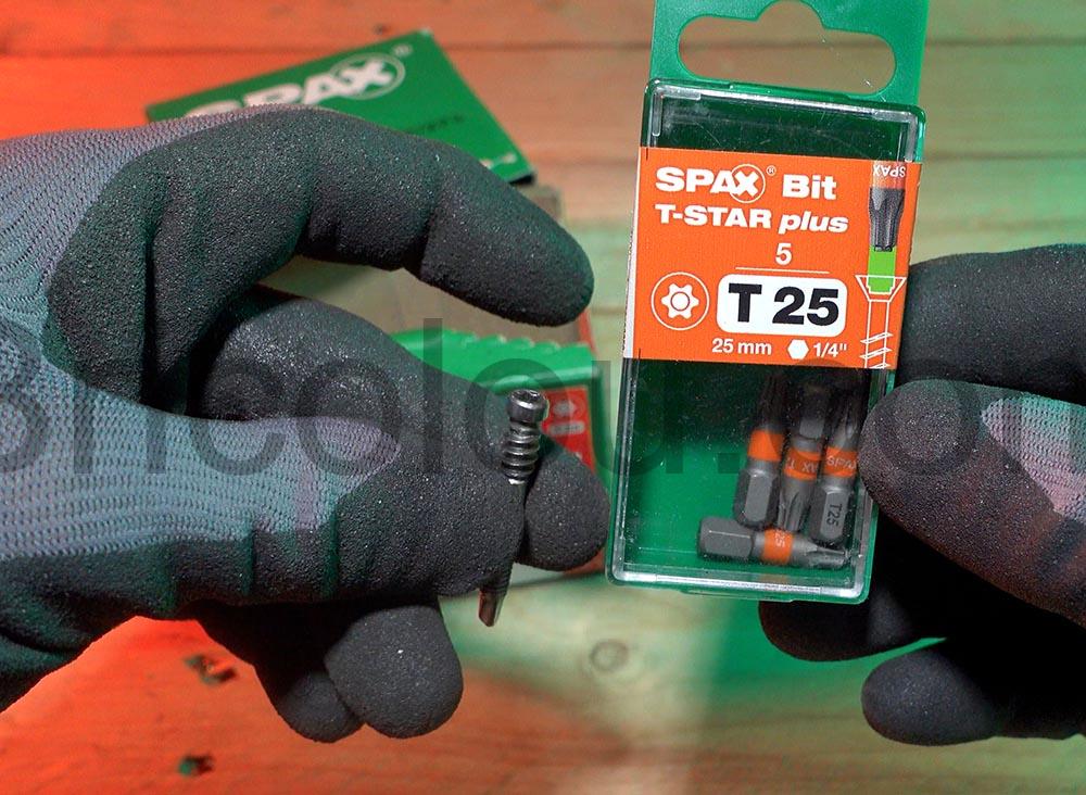 SPAX Embout de vissage Bits T STAR T25 boite SPAX Embout de vissage Bits T-STAR T25 boite